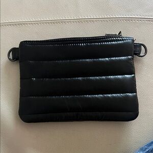 Black Quilted Think Royln travel bag